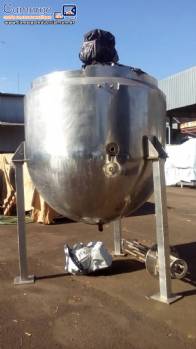 Tacho cozinhador em ao inox encamisado de 3.000 L